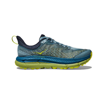 HOKA Sneakers - Blue / Grey with Lime Accents