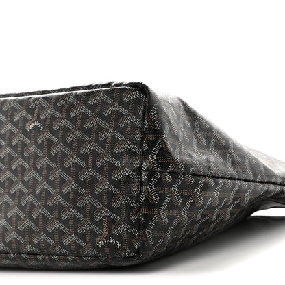 GOYARD Goyardine Saint Louis PM Tote Bag – Black