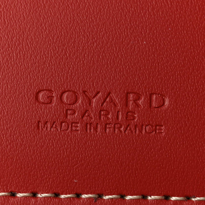 GOYARD Goyardine Saint Roch Wallet – Red