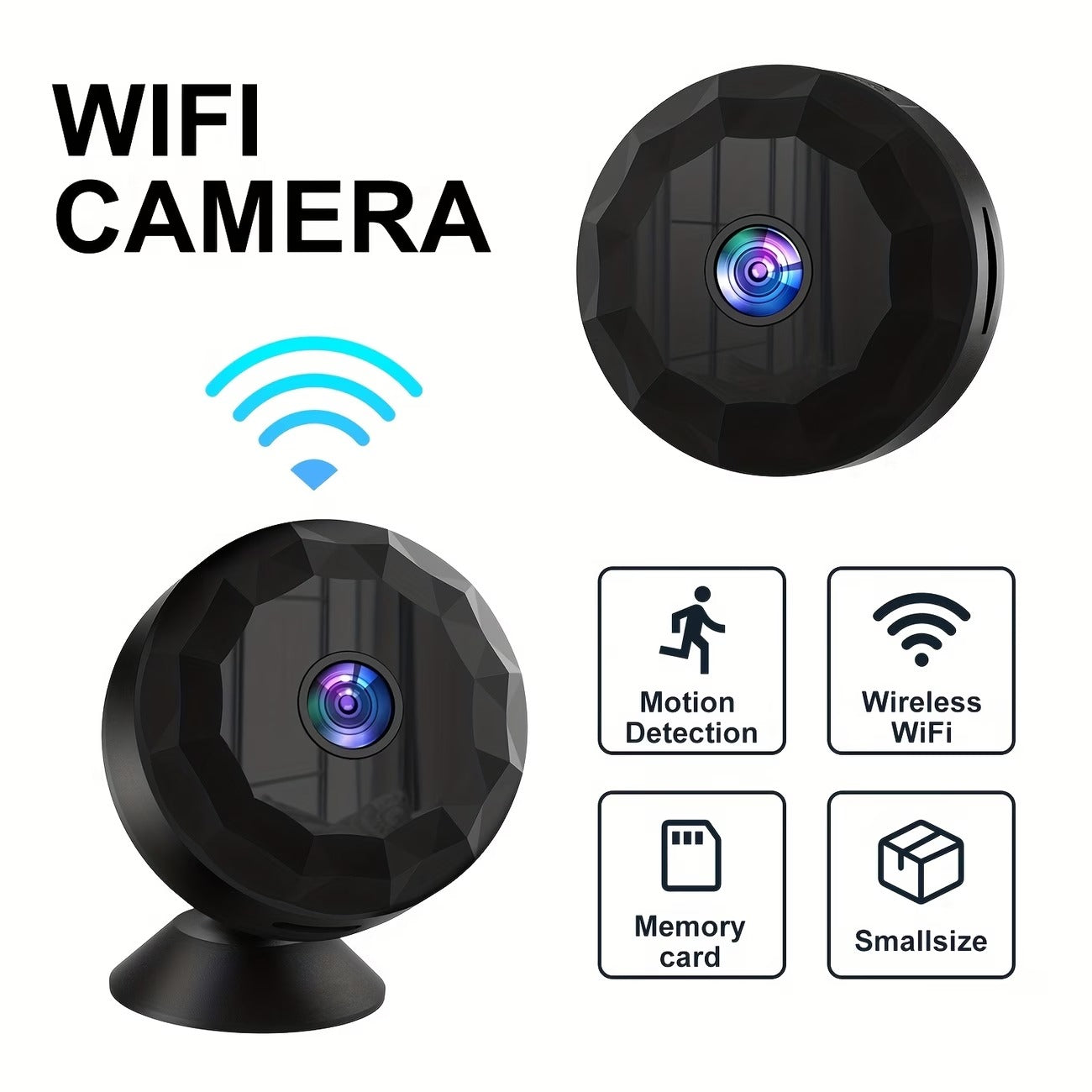 smart wireless security camera 2 4ghz wifi indoor outdoor