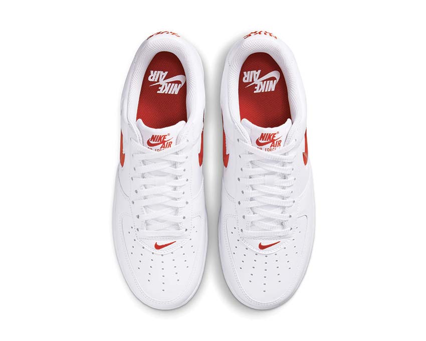 Nike Air Force 1 Low Retro Sneakers "White / University Red"