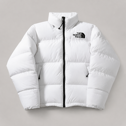 The North Face 1996 Retro Nuptse 700 Hooded Down Puffer Jacket - White