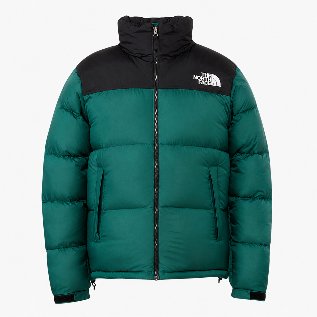 Men's The North Face 1996 Retro 700 Hooded Down Puffer Jacket - Green / Black