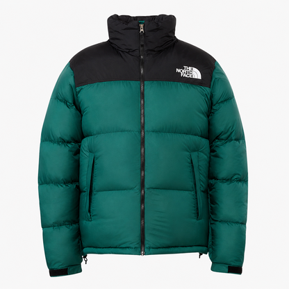 Men's The North Face 1996 Retro 700 Hooded Down Puffer Jacket - Green / Black