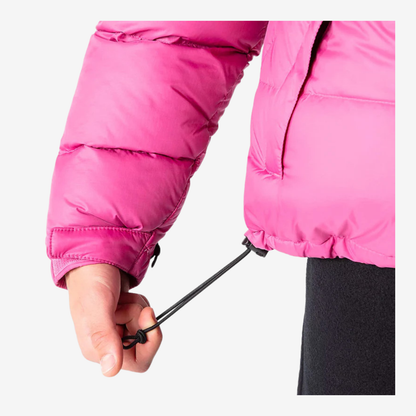 The North Face 1996 Retro Nuptse 700 Hooded Down Jacket - Pink / Black