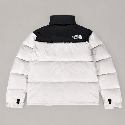 Men's The North Face 1996 Retro Nuptse 700 Hooded Puffer Jacket - Black / White