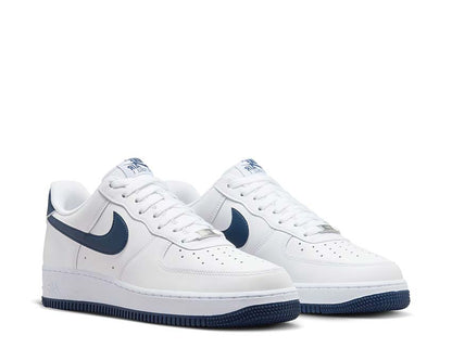 Nike Air Force 1 '07 Men's Sneakers "White / Midnight Navy"